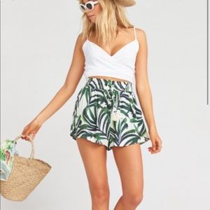 Show Me Your MuMu Peruvian Palm Shorts